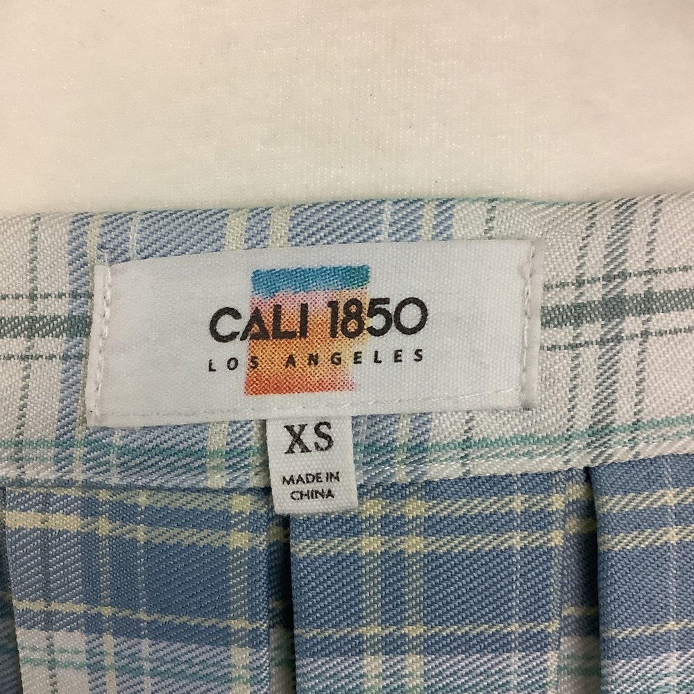 CALI 1850 Pleated Plaid Skirt 137 - Picture 5 of 10